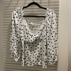 Anthropologie Ranna Gill Puff Sleeve Top